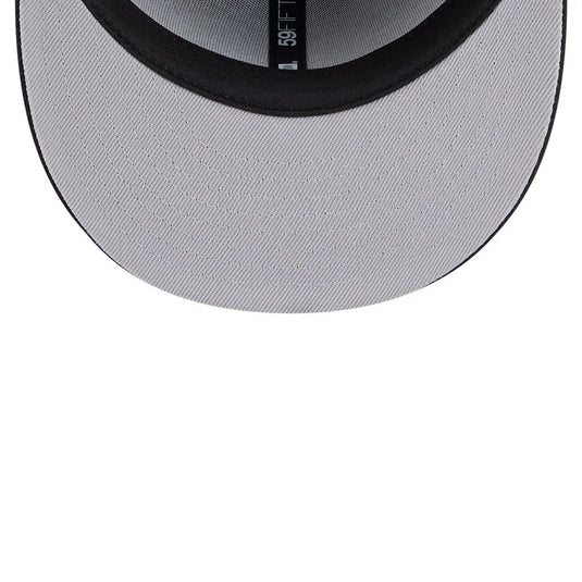 Gorra MLB Rhinestone Badge Chicago White Sox 59FIFTY Fitted Negro