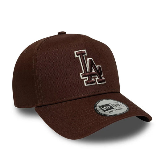 Gorra LA Dodgers MLB Team Outline 9FORTY E-Frame Marrón