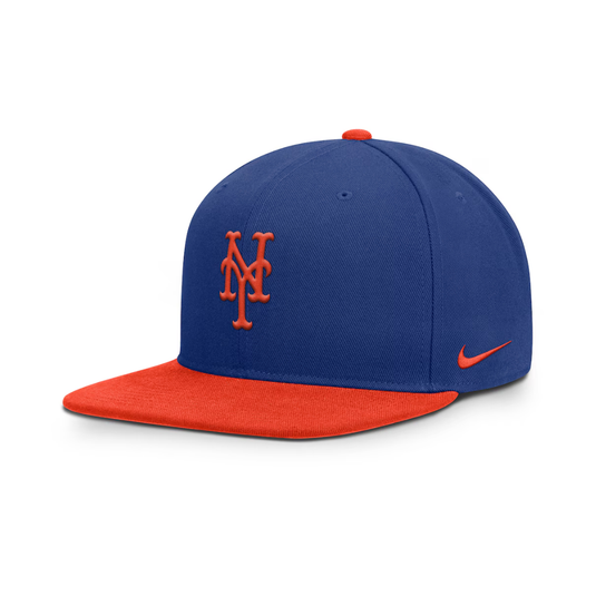 Gorra Nike Dri-Fit Pro con visera cuadrada estructurada de los Mets de New York