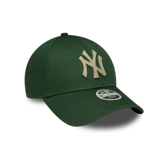 Gorra New Era mujer 9FORTY Metallic de New York Yankees MLB