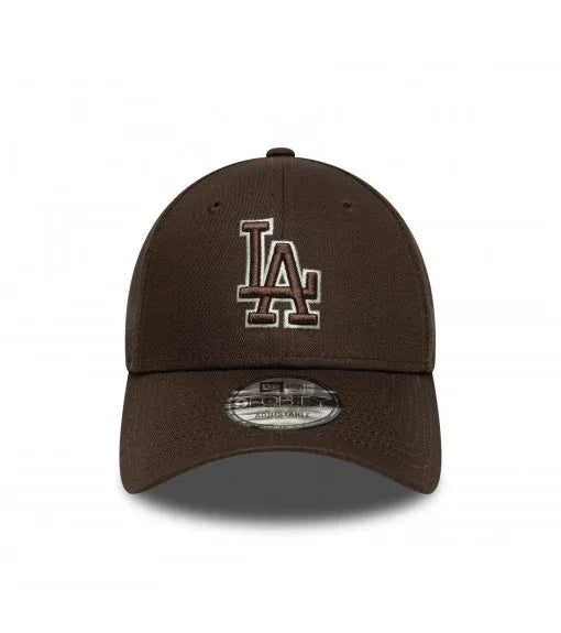 Gorra New Era LA Dodgers MLB Team Outline 9FORTY Marrón Oscuro - Tinino Baseball & Sports