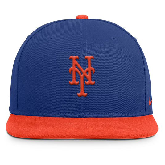 Gorra Nike Dri-Fit Pro con visera cuadrada estructurada de los Mets de New York